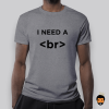 Break Needed By Dev - Grey Okunrin Tshirt