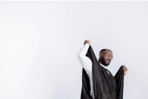 Man wearing agbada