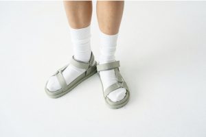 Socks and sandals 