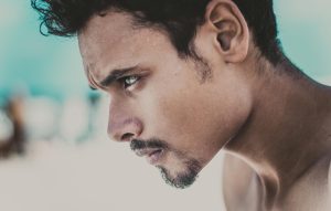 Man with clear skin 