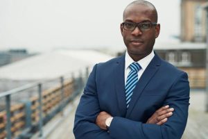 Man dressed in suit