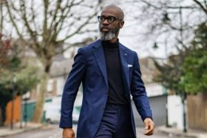 Man dressed in suit
