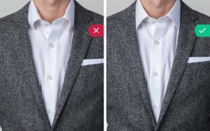 Wrong and right dressing 