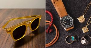 Colorful male accessories