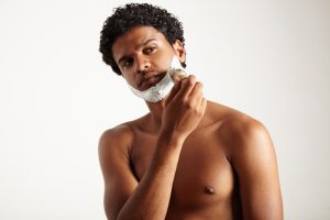 Man shaving