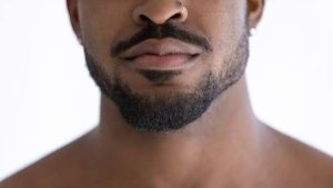 Man with stubble