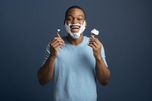 man-with-shaving-products