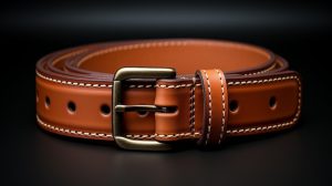 Suede belt