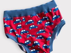 Man briefs with car design 