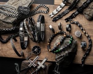A layout of peculiar accessories 