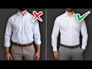 Right and wrong way of wearing clothes 