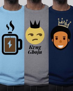 Okúnrín t-shirts grid