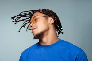 Man with braids