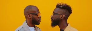 Men with undercut hairstyles 