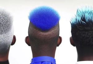 Men with colored hair 
